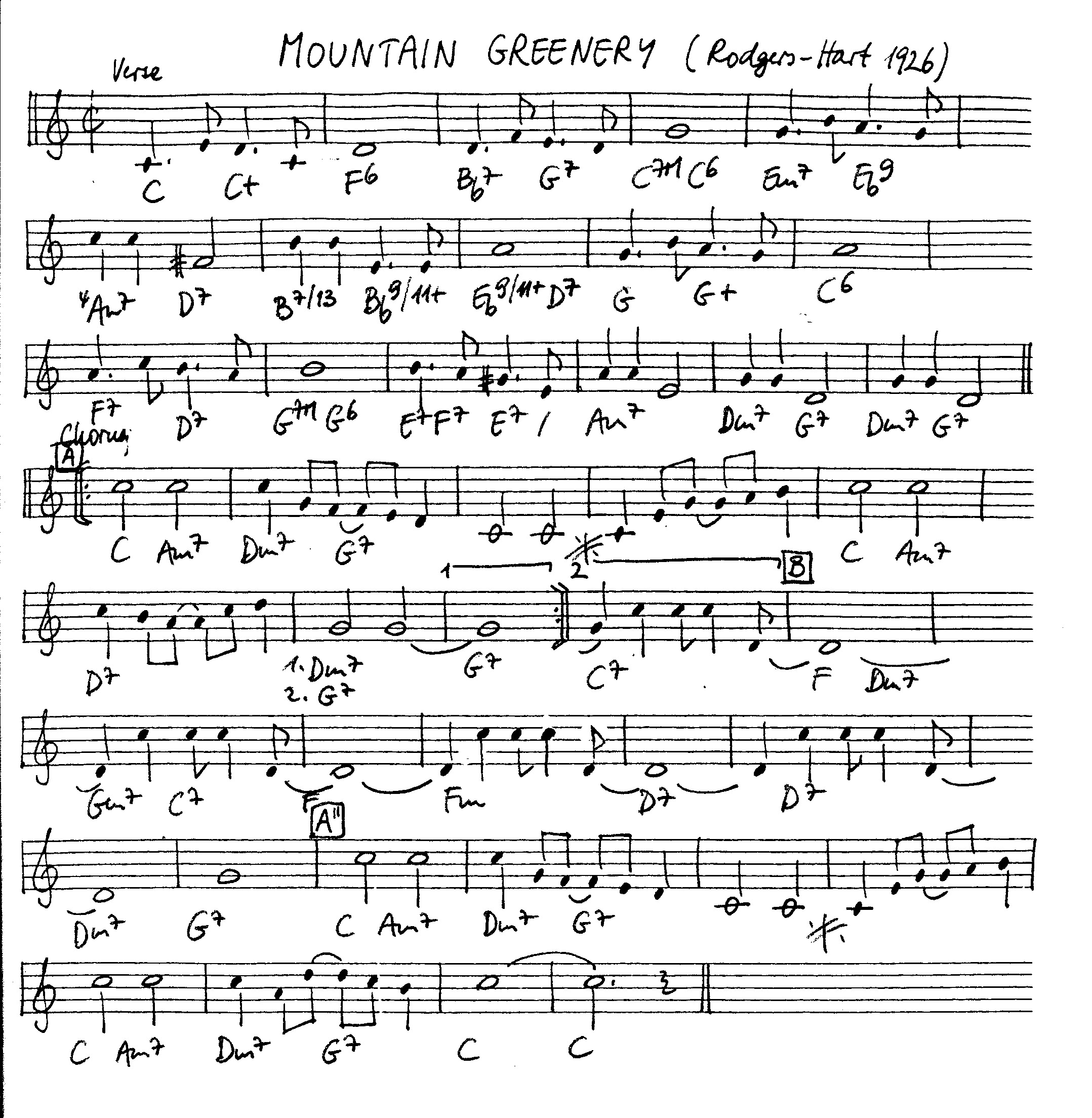 mountain greenery leadsheet – book us for your next 20s or gatsby event